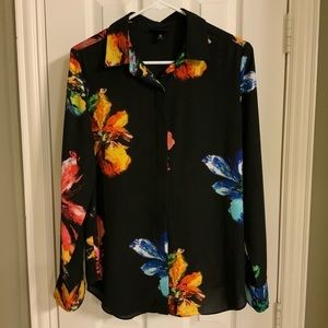 Mossimo Floral Blouse